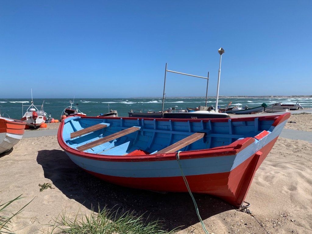 Fishing boat at beach